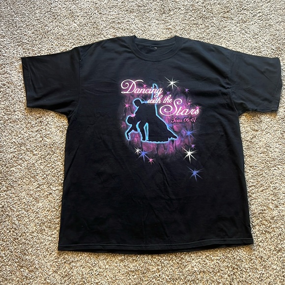 Dancing With The Stars Tour Shirt 2006 2007 Y2K dancing TV Show Celebrity dance - Picture 1 of 6